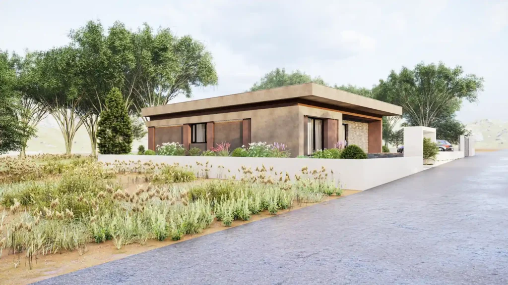 Karaman Çavuşpınar Köy Evi Projesi | U Planlı Ranch House – Elatik Mimarlık